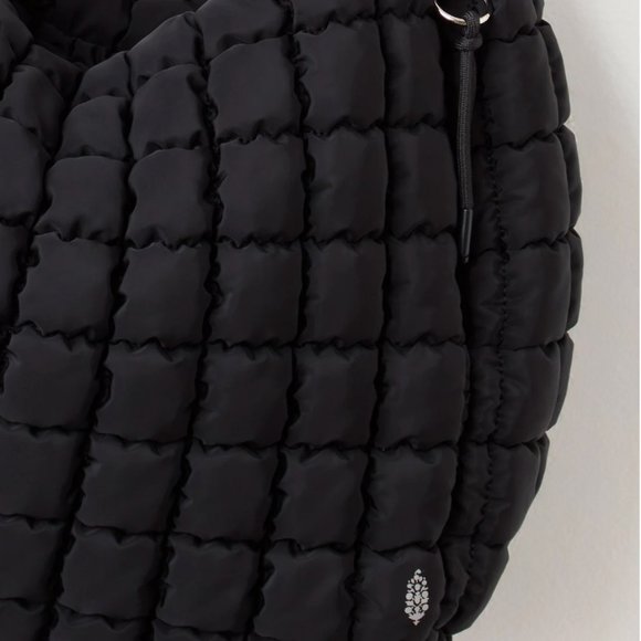 NWT Free People Movement | Quilted Carryall In Black - Picture 5 of 15
